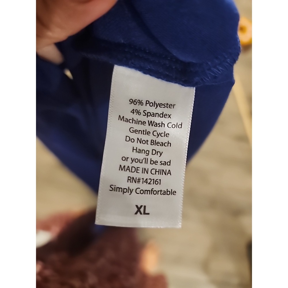 Lularoe Royal Blue Maxi Dress Sz XL - Picture 10 of 11